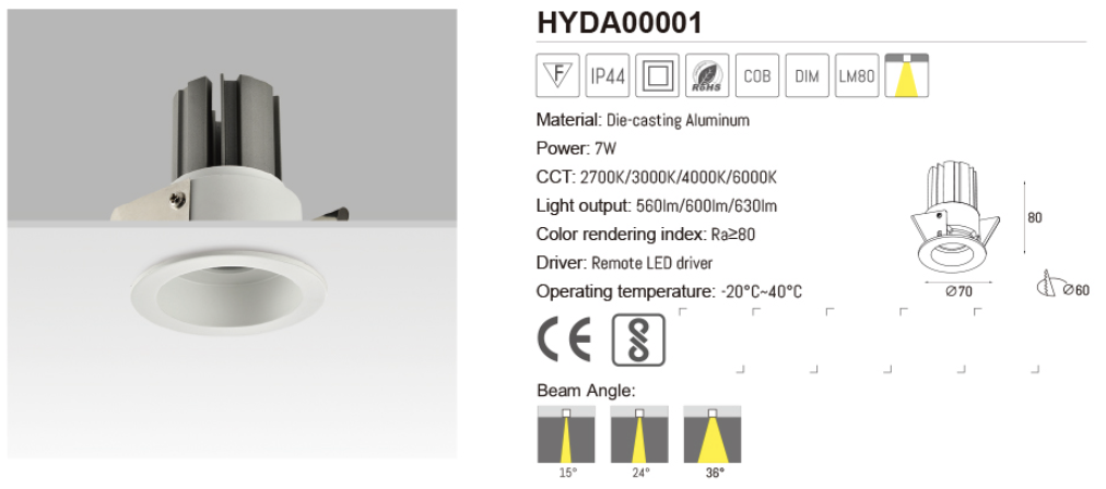 IP44 DOWNLIGHT