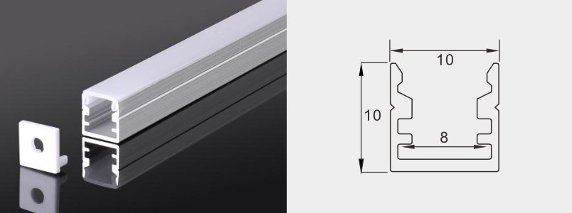 1010 linear light profile